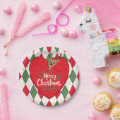 クリスマスの紙皿 ペーパープレート (パーティー)