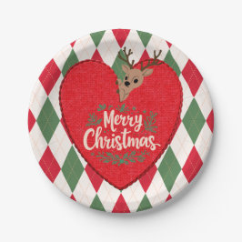 クリスマスの紙皿 ペーパープレート