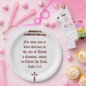 クリスマスの紙皿 ペーパープレート (パーティー)