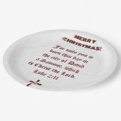 クリスマスの紙皿 ペーパープレート (アングル)