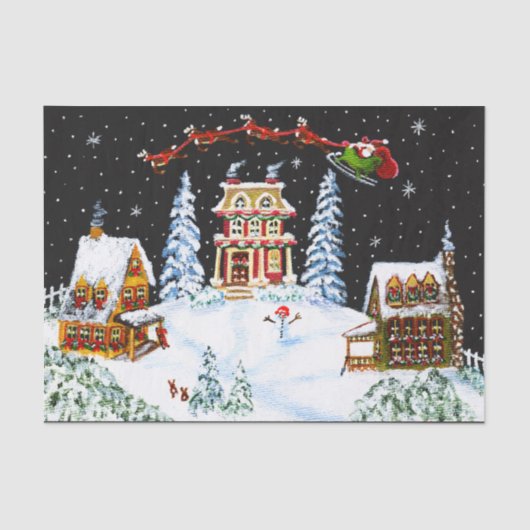 クリスマスの紙 薄葉紙 (正面)