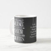 クリスマスの素晴らしいメンターへの感謝のギフト コーヒーマグカップ (正面左)