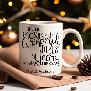クリスマスの素晴らしい季節 コーヒーマグカップ