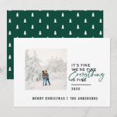 クリスマスの素晴らし写真 シーズンカード (正面/裏面)