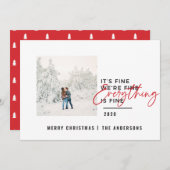 クリスマスの素晴らし写真 シーズンカード (正面/裏面)