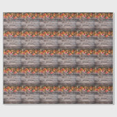 クリスマスの素朴な背景、木製の厚板。 ラッピングペーパー (フラット)