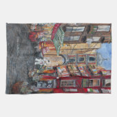 クリスマスの細道イタリア キッチンタオル (横)