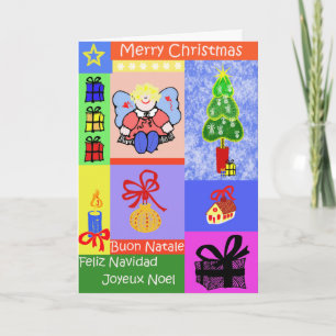 クリスマスの組合せカード シーズンカード