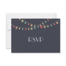 クリスマスの結婚式の黒板RSVP