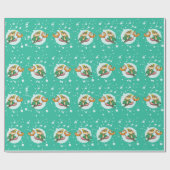 クリスマスの結婚式 ラッピングペーパー (フラット)