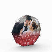 クリスマスの結婚式 | 結婚記念 フォトブロック (左)