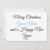 クリスマスの絵文字 リンデブ クリスマスの挨拶 シーズンカード (裏面)