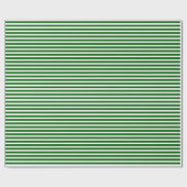 クリスマスの緑のストライプの包装紙 ラッピングペーパー (フラット)