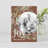 クリスマスの緑の輪の写真の喜び (スタンド正面)