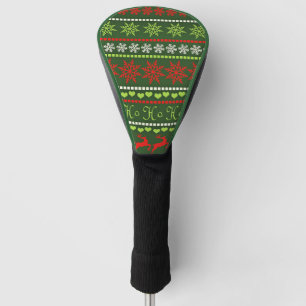 クリスマスの繰り返しパターン ゴルフヘッドカバー