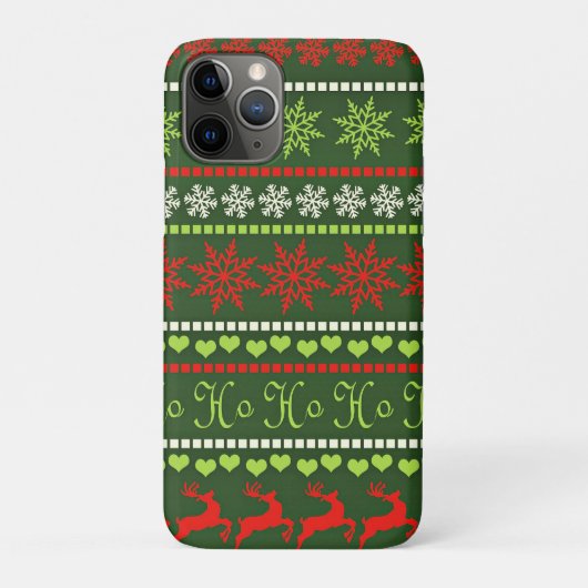 クリスマスの繰り返しパターン Case-Mate iPhoneケース (裏)