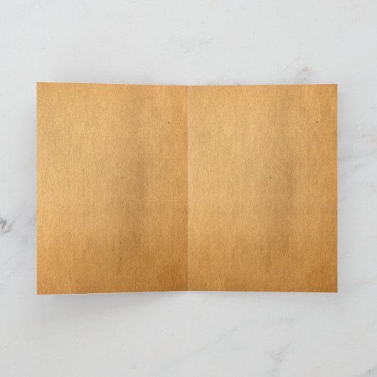 クリスマスの羊皮紙カード シーズンカード (内部)