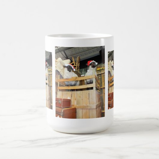 クリスマスの羊 コーヒーマグカップ (中央)
