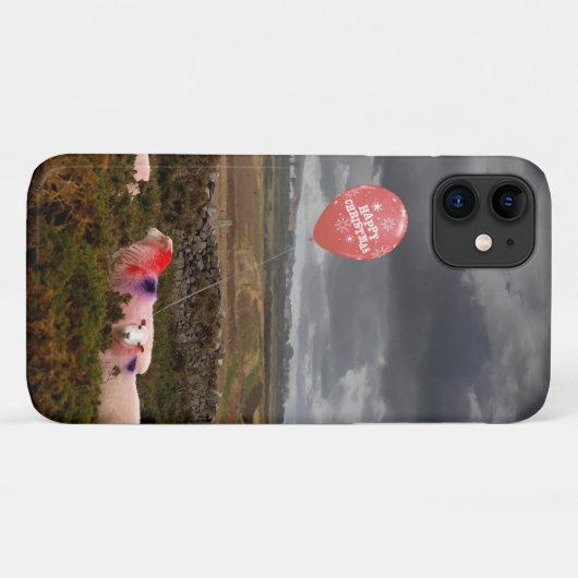 クリスマスの羊 Case-Mate iPhoneケース (裏面(横))