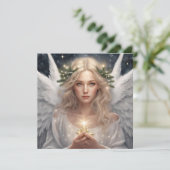 クリスマスの美しい天使 シーズンカード (スタンド正面)