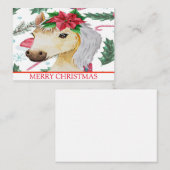 クリスマスの美しい馬 ノートカード (正面/裏面)