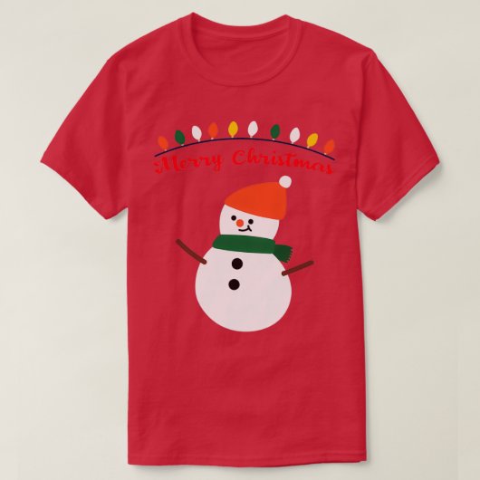 クリスマスの翌日の配達 Tシャツ (デザイン正面)