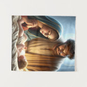 クリスマスの聖家族 タペストリー (正面(横))