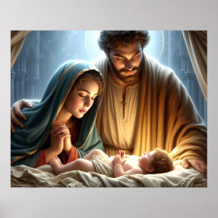 クリスマスの聖家族 ポスター