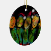 クリスマスの聖歌隊 セラミックオーナメント (右)