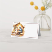 クリスマスの聖誕祭 プレイスカード (正面)