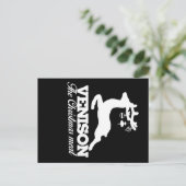 クリスマスの肉を飾る シーズンポストカード (スタンド正面)