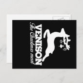 クリスマスの肉を飾る シーズンポストカード (正面/裏面)