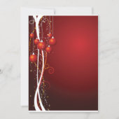 クリスマスの背景招待状 招待状 (正面)