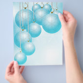 クリスマスの背景 チラシ (手)