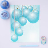 クリスマスの背景 チラシ (シングル)