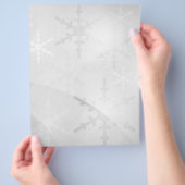 クリスマスの背景 チラシ (手)