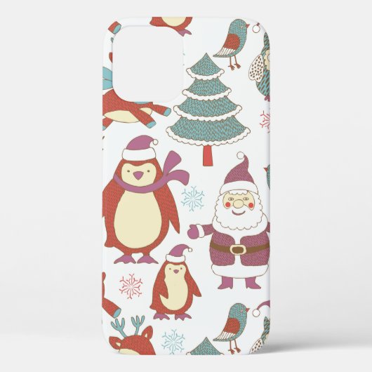 クリスマスの背景 Case-Mate iPhoneケース (裏面)