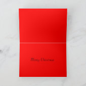 クリスマスの自宅 シーズンカード (内部)