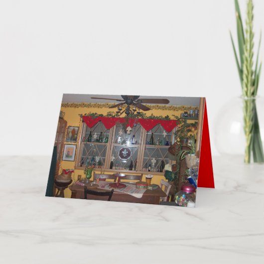 クリスマスの自宅 シーズンカード (正面)