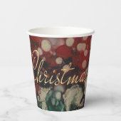 クリスマスの色が再販 紙コップ (裏面)