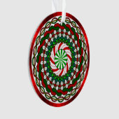 クリスマスの色 アクリルオーナメント オーナメント (正面)