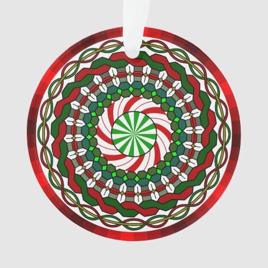 クリスマスの色 アクリルオーナメント オーナメント (正面)