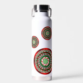 クリスマスの色 ウォーターボトル (正面)