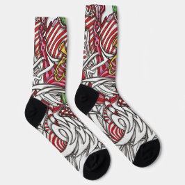 クリスマスの色 ソックス