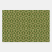 クリスマスの花と果物 ラッピングペーパーシート (正面3)