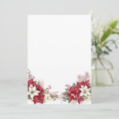 クリスマスの花と空の宇宙 シーズンカード (スタンド正面)