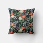 クリスマスの花と緑 クッション (裏面)