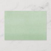 クリスマスの花の赤と緑と金の本のリクエストを同封 エンクロージャーカード (裏面)