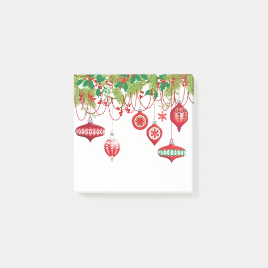 クリスマスの花輪およびオーナメントのポスト・イット ポストイット (正面)