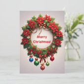 クリスマスの花輪 (スタンド正面)